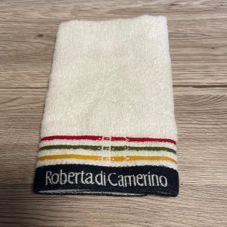 ロベルタディカメリーノ(ROBERTA DI CAMERINO)のロベルタタオルハンカチホワイト(ハンカチ)