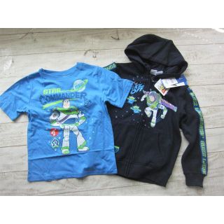 ディズニー(Disney)のトイストーリー キッズ パーカー Tシャツ セット 7/〓YSO(ネ)(Tシャツ/カットソー)