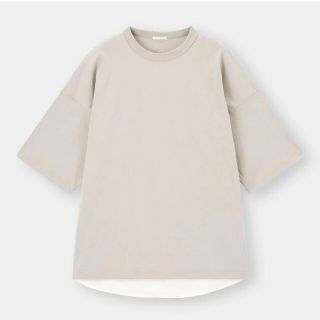 ジーユー(GU)の*新品未使用*GU  レイヤードビッグT (五分袖)  XL(Tシャツ/カットソー(半袖/袖なし))