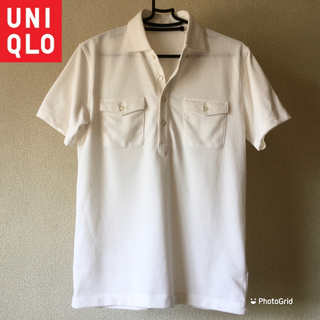 ユニクロ(UNIQLO)のUNIQLO/ユニクロ ミリタリー ポロシャツ S 半袖シャツ(ポロシャツ)