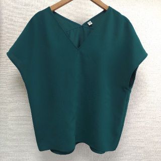 ユニクロ(UNIQLO)のユニクロ　フレンチスリーブ　ブラウス(シャツ/ブラウス(半袖/袖なし))