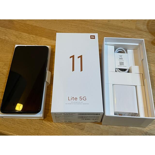 XIaomi Mi11 Lite 5G SIMフリー トリュフブラック 中古品 - 通販 - sge