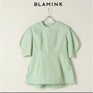 ブラミンク(BLAMINK)のBLAMINKブラミンク コットンシルクランタンスリーブブラウス(シャツ/ブラウス(半袖/袖なし))