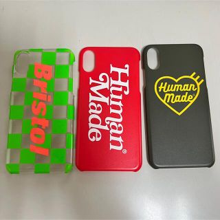 ヒューマンメイド(HUMAN MADE)のHUMAN MADE, Verdy, Bristol iphoneXケース正規品(iPhoneケース)