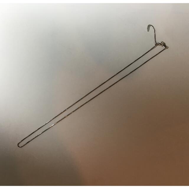ネックレス K18WG ホワイトゴールド ベネチアン 約45cm 2.4g 中古
