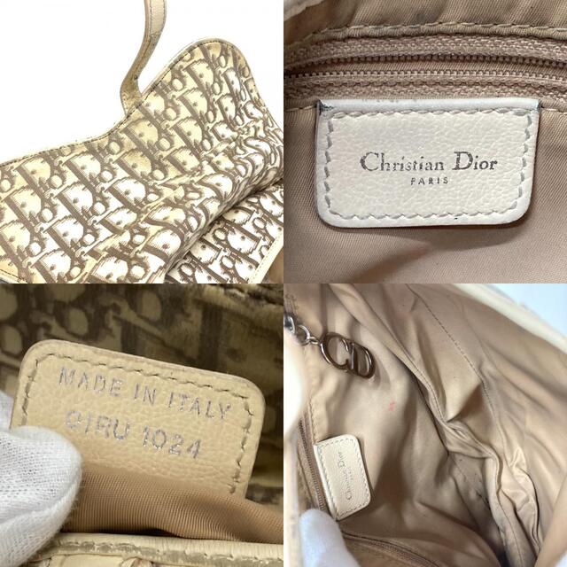 Christian Dior ショルダーバッグ　トロッター　CDロゴ金具