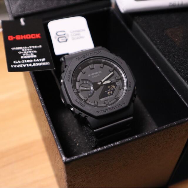 メンズCASIO G-SHOCK GA-2100-1A1JF 黒 カシオーク