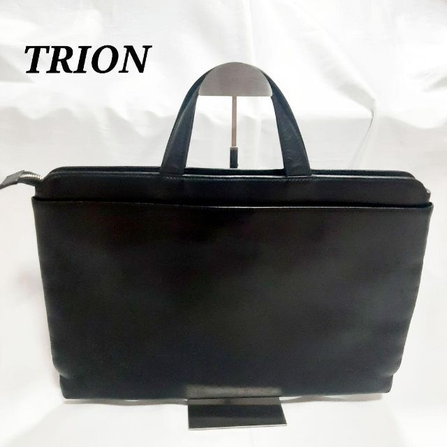 TRION トライオン ビジネスバッグ   ブリーフケース レザー 本革 メンズのバッグ(ビジネスバッグ)の商品写真