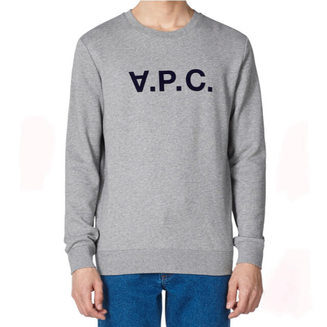 A.P.C. VPC スウェットシャツ S ロゴ　アーペーセー　APC グレー