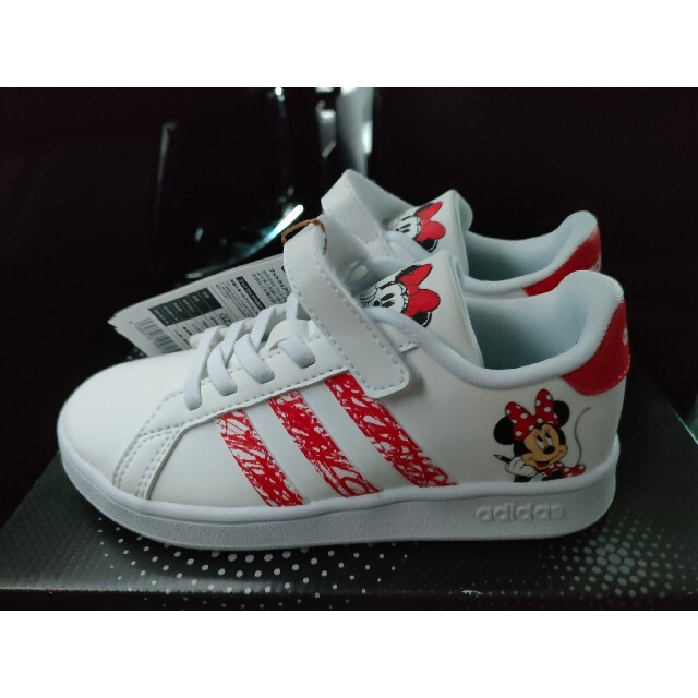 adidas Disney グランドコートスニーカー ミニーマウス 19cm