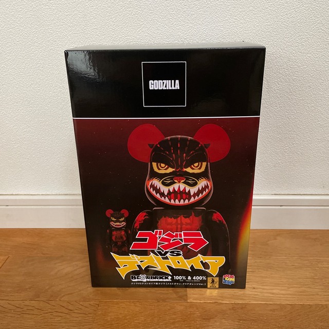 新品未開封 BE@RBRICK ゴジラ VS デストロイア版 ゴジラ 400% エンタメ/ホビーのフィギュア(その他)の商品写真