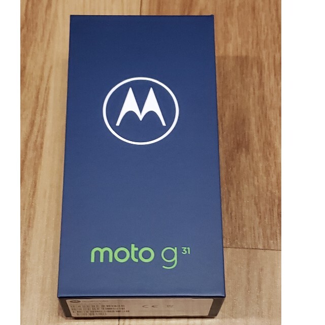 【新品未開封】Motorola moto g31 ベイビーブルー　simフリー