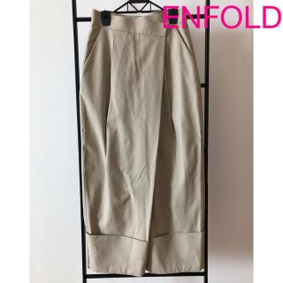 エンフォルド(ENFOLD)の【boohi様専用】ENFOLD ロールアップ ワイドロングパンツ エンフォルド(カジュアルパンツ)