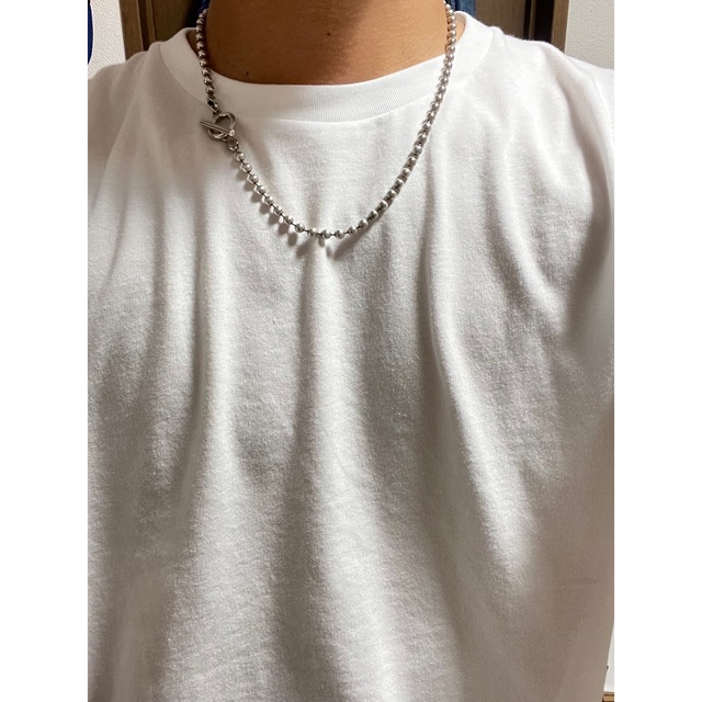 Mexican jewelry ball chain vintage  tバー メンズのアクセサリー(ネックレス)の商品写真