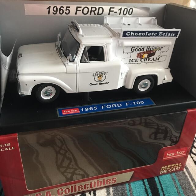 サンスター 1/18 1965 フォード F-100  アイスクリームトラックミニカー