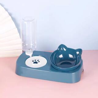 【1個】ペット用フードボウル　猫犬　エサ入れ　水やり　ペット用餌皿　可愛い食器(猫)