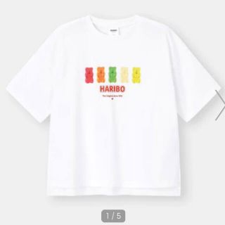 ジーユー(GU)の【新品未使用タグ付き】guハリボーTシャツ(Tシャツ/カットソー)