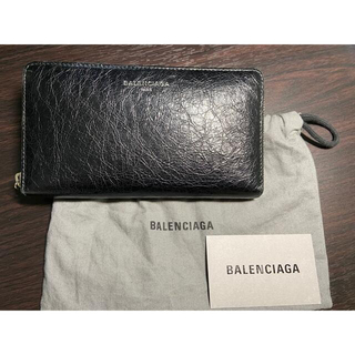 バレンシアガ(Balenciaga)のBALENCIAGA (バレンシアガ)長財布エッセンシャル レザー ブラック(長財布)