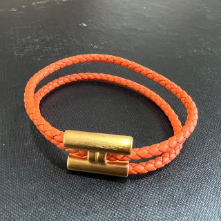 エルメス(Hermes)のHERMES エルメス ブレスレット オレンジ金(ブレスレット)