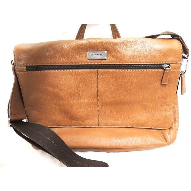 COACH ビジネスバッグ □ ペブルドレザー F70367 書類カバン