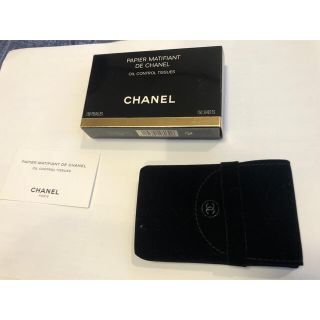 シャネル(CHANEL)のCHANEL オイルコントロール　ミニミラー付き(あぶらとり紙)