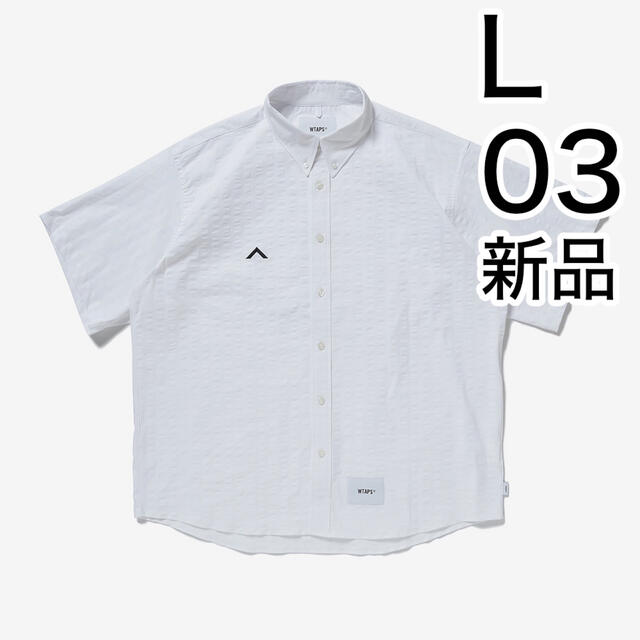 新品人気 WTAPS ボタンダウン L 03 ダブルタップス クールマックス