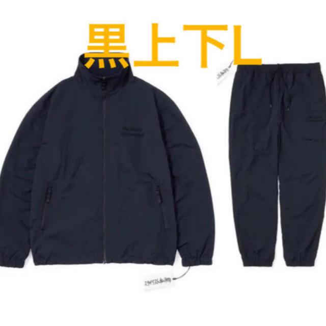 1LDK SELECT(ワンエルディーケーセレクト)のスタイリスト私物 x ennoy ナイロンセットアップ シャカシャカ 上下 L メンズのジャケット/アウター(ナイロンジャケット)の商品写真