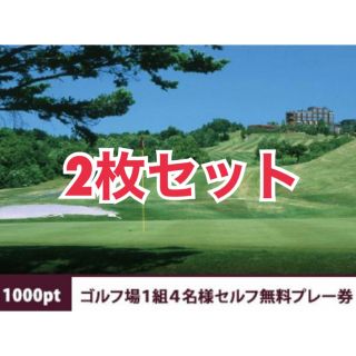 シャトレーゼ ゴルフ 無料券 2枚セット(ゴルフ場)