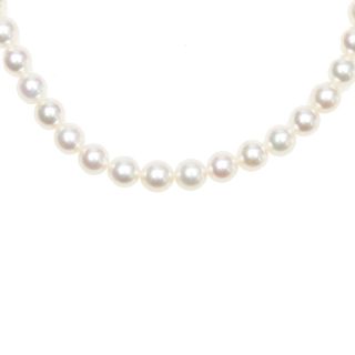 ミキモト(MIKIMOTO)のK18WG ホワイトゴールド ネックレス イヤリング セット アコヤパール 6～6.5mm アコヤパール 7mm 【1-0058126】(ネックレス)