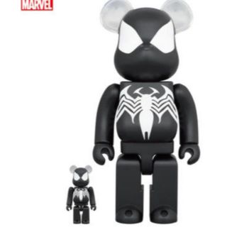 ベアブリック(BE@RBRICK)のBE@RBRICK SPIDER-MAN BLACK 100％ & 400％(キャラクターグッズ)