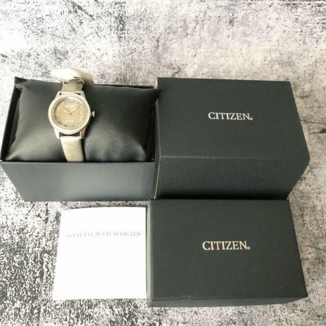 CITIZEN(シチズン)の新品★シチズン エコドライブ ソーラー CITIZEN レザー レディース腕時計 レディースのファッション小物(腕時計)の商品写真