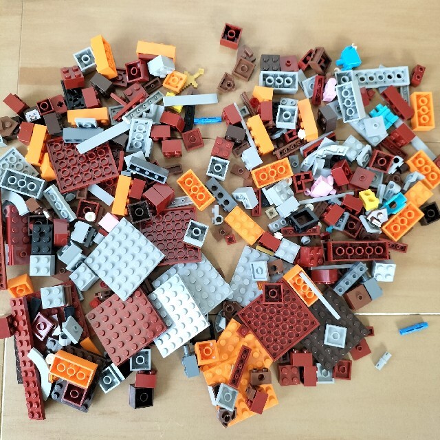 Lego(レゴ)のレゴ　マインクラフト　暗黒界の線路 キッズ/ベビー/マタニティのおもちゃ(知育玩具)の商品写真