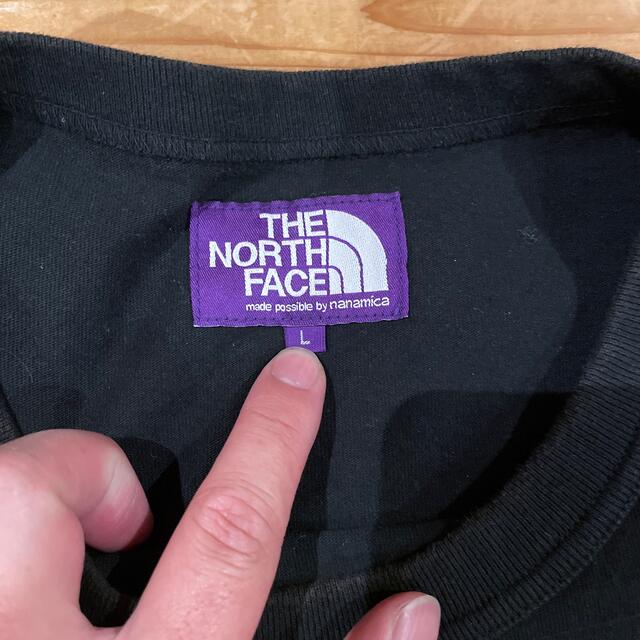 THE NORTH FACE(ザノースフェイス)のノースフェイスパープルレーベルT Lサイズ最終価格 メンズのトップス(Tシャツ/カットソー(半袖/袖なし))の商品写真