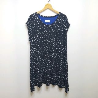 ツモリチサト(TSUMORI CHISATO)の★日本製 TSUMORI CHISATO ドット フレンチスリーブ ワンピース(ひざ丈ワンピース)