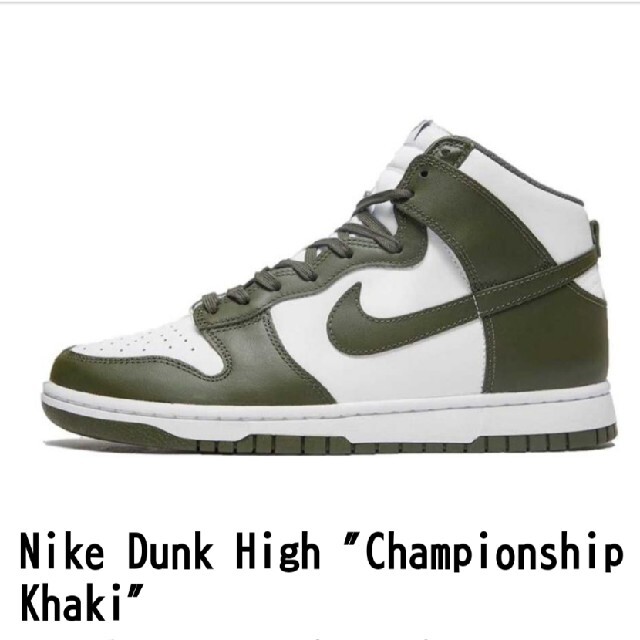 NIKE DUNK HI RETRO チャンピオンシップカーキ