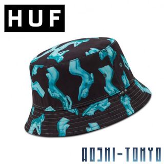 ハフ(HUF)の◆HUF  HER リバーシブル　バケットハット /テープロゴ(ハット)