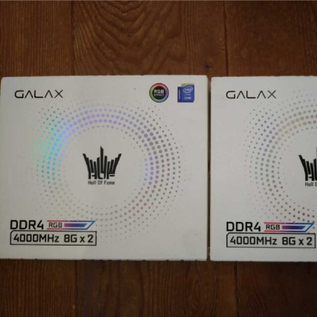 Galax HOF II D4-4000 DDR4-4000 8GB　x4 32