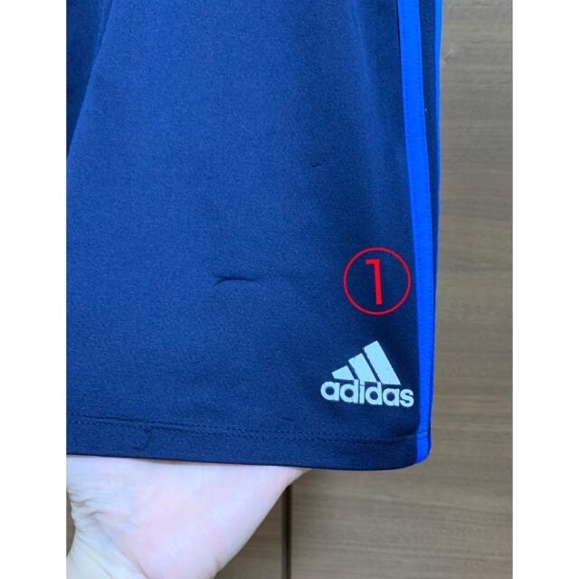 adidas(アディダス)のadidasハーフパンツ　130cm キッズ/ベビー/マタニティのキッズ服男の子用(90cm~)(パンツ/スパッツ)の商品写真