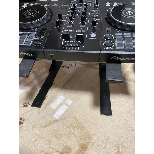 Pioneer(パイオニア)のDDJ-400 + PCスタンド セット 楽器のDJ機器(DJコントローラー)の商品写真