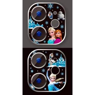 アナトユキノジョオウ(アナと雪の女王)の新品iPhone11カメラフィルムプロテクターアナ雪Disneyレンズ保護(iPhoneケース)