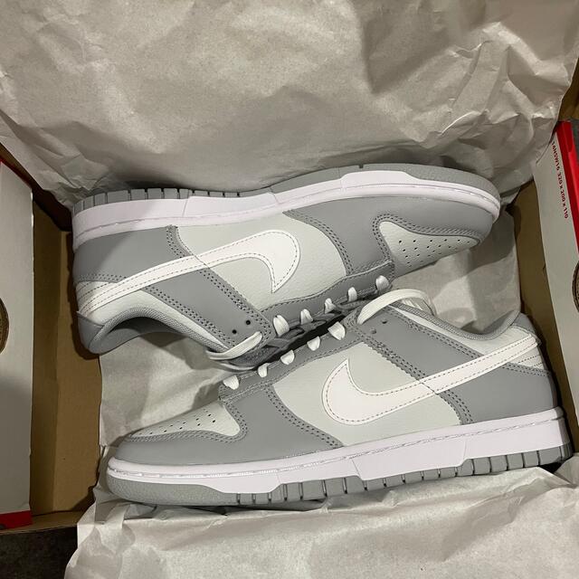 NIKE(ナイキ)のNike Dunk Low "Grey" ダンクローグレー　25cm メンズの靴/シューズ(スニーカー)の商品写真