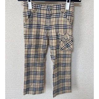 バーバリー(BURBERRY)の即購入可！！正規品 Burberry London チェック柄 パンツ 110A(パンツ/スパッツ)