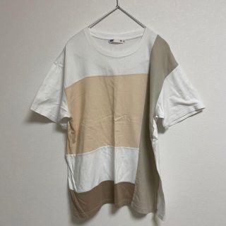 セブンデイズサンデイ(SEVENDAYS=SUNDAY)のセブンデイズサンデー　半袖Tシャツ　アシンメトリー　オシャレ　Mサイズ(Tシャツ/カットソー(半袖/袖なし))