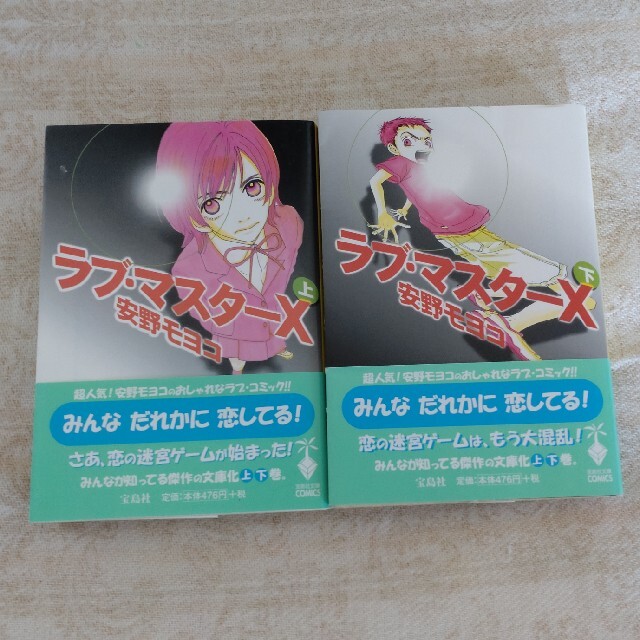 宝島社(タカラジマシャ)のラブ・マスターX上下 安野モヨコ 文庫版 エンタメ/ホビーの漫画(女性漫画)の商品写真
