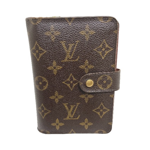 ルイヴィトン M61207 二つ折り財布 ブラウン  LOUIS VUITTON 小銭入れ付き モノグラム