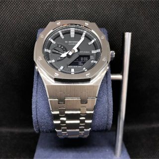 ジーショック(G-SHOCK)のGA-2100本体付き ステンレスベルトセット カシオーク カスタム Gショック(腕時計(アナログ))