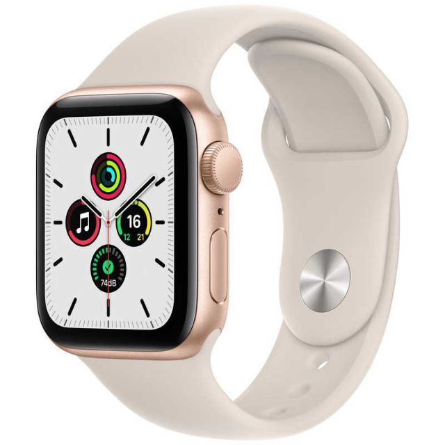 Apple Watch(アップルウォッチ)のApple Watch SE GPSモデル 40mm ゴールド MKQ03J/A スマホ/家電/カメラのスマートフォン/携帯電話(その他)の商品写真