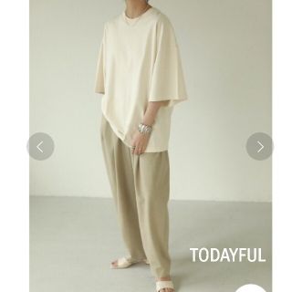 トゥデイフル(TODAYFUL)のトゥデイフル  ハーフスリーブ オーバーTシャツ(シャツ/ブラウス(半袖/袖なし))