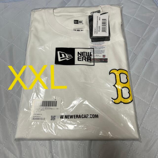 NEW ERA(ニューエラー)のNEW ERA × BTS × MLB Butter Tee White XXL メンズのトップス(Tシャツ/カットソー(半袖/袖なし))の商品写真