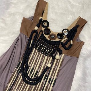 Marni - 本物 コレクションモデル マルニ 装飾付 ノースリーブ ...